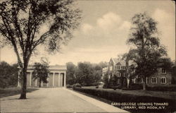 Bard College, Looking Toward Library Postcard