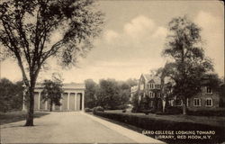 Bard College, Looking Toward Library Red Hook, NY Postcard Postcard