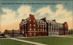 Sayles Hall, Boys' Dormitory, New York State College for Teachers Albany, NY Postcard Postcard