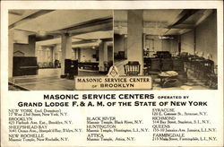 Masonic Service Center of Brooklyn Postcard