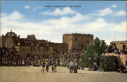 Pueblo Corn Dance and Fiesta Postcard