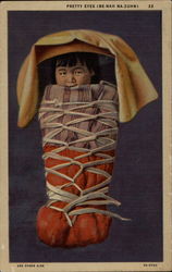 Pretty Eyes (Be-Nah Na-Zuhn) Postcard