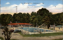 I & I Swimming Pool Danville, IL Postcard Postcard