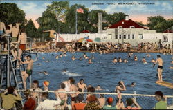 Gordon Pool Milwaukee, WI Postcard Postcard