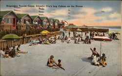 Brigantine Tourist Camp Atlantic City, NJ Postcard Postcard