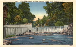 Patterson School Dam on Buffalo Creek Postcard