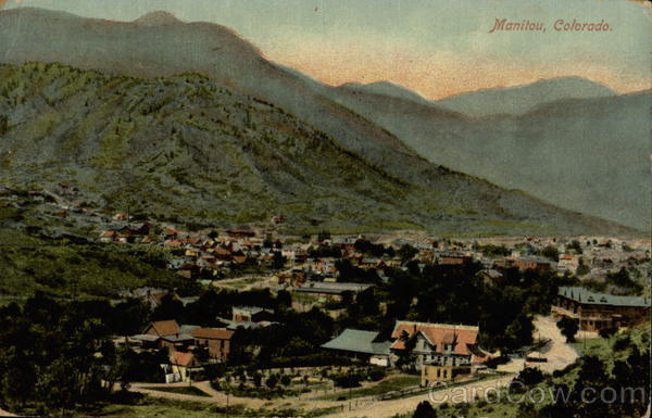 View of the Mountains Manitou Colorado