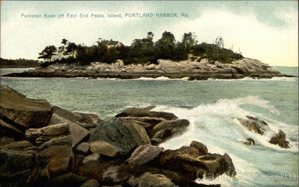 Pumpking Knob off East End Peaks Island Portland Maine