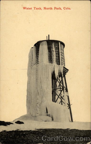 Water Tank, North Park Walden Colorado