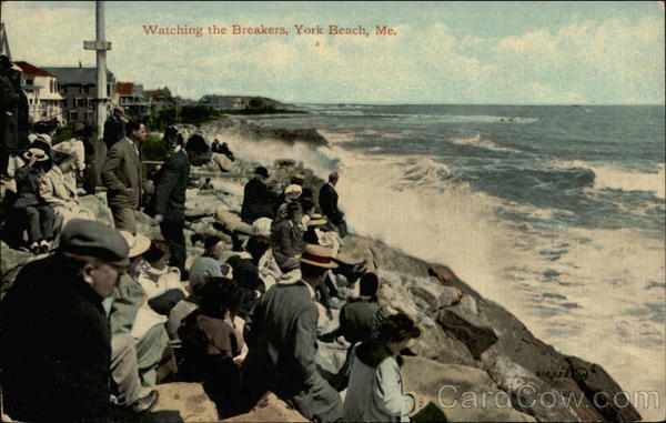 Watching the Breakers York Beach Maine