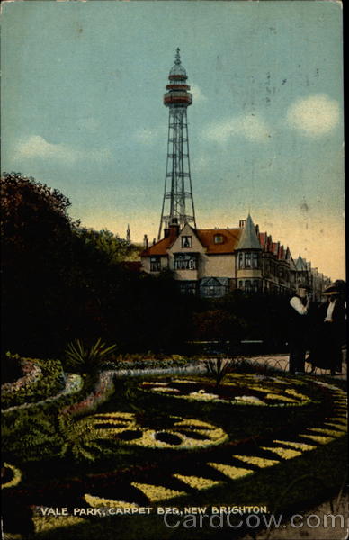 Vale Park, Carpet Bed New Brighton England Merseyside