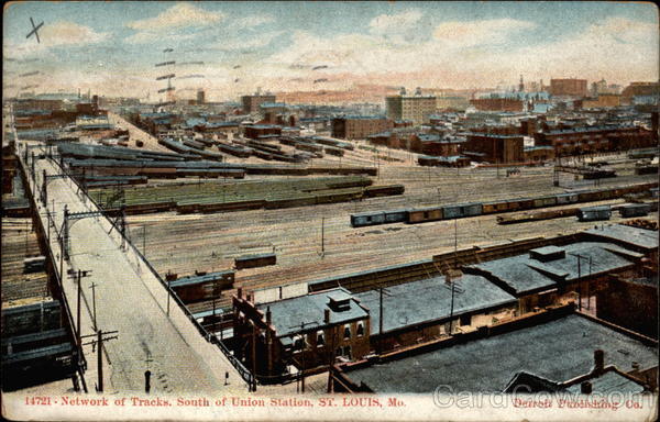 Network of Tracks, South of Union Station St. Louis Missouri