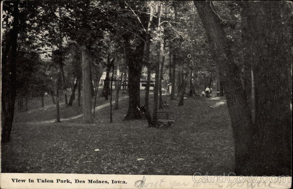 View in Union Park Des Moines Iowa