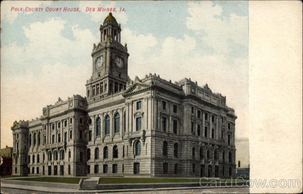 Polk County Court House Des Moines Iowa
