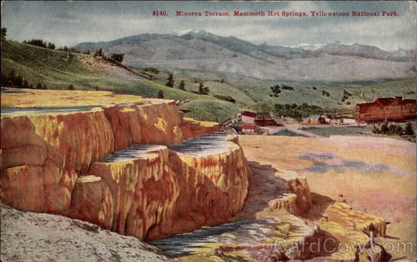 Minerva Terrace, Mammoth Hot Springs, Yellowstone National Park Montana