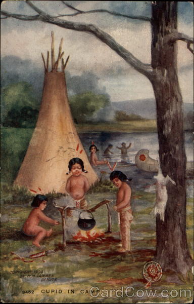 Cupid in Camp Native Americana