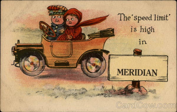 Couple Driving in Car Meridian Mississippi