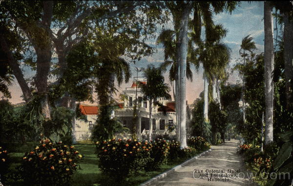 The Colonial Hotel and Bungalows Honolulu Hawaii