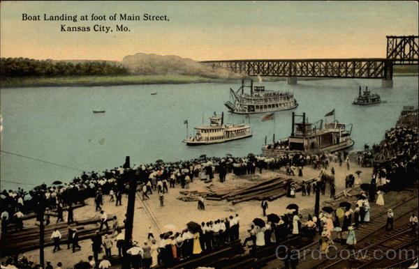 Boat Landing at foot of Main Street Kansas City Missouri