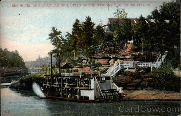 Larks Hotel and Boat Landing, Kinbourn City Wisconsin Dells