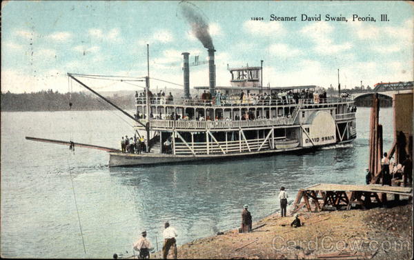 Steamer David Swain Peoria Illinois