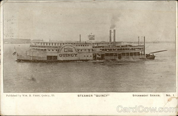 Steamer Quincy Riverboats