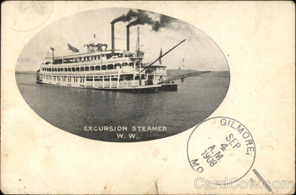 Excursion Steamer W. W Steamers