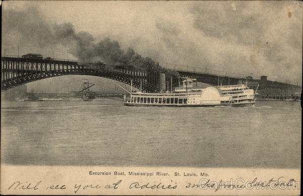 Excursion Boat, Mississippi River St. Louis Missouri