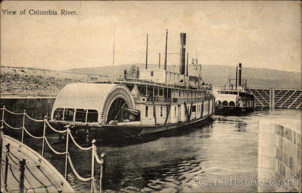 View of Columbia River Riverboats