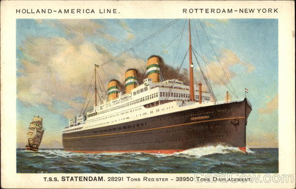 HOolland-America Line Rotterdam New York