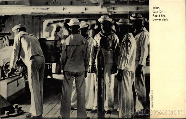 Gun Drill Rapid Fire Lower Deck Navy
