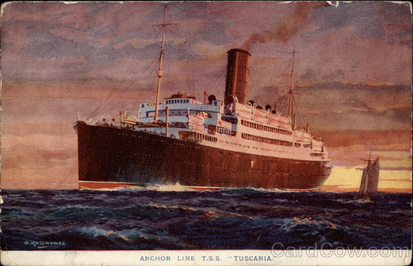 Anchor Line TSS Tuscania Steamers