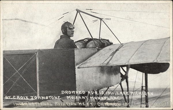St. Croix Johnstone Moisant Monoplane Aircraft