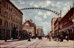 Seventeenth Street from Glenarm Street Postcard