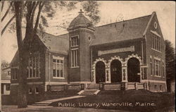 Public Library Postcard