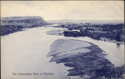 The Yellowstone River Scenic, MT Postcard Postcard