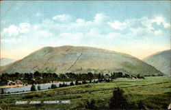 Mount Jumbo Missoula, MT Postcard Postcard