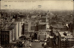 Bird's-Eye View from D. & F. Tower Postcard