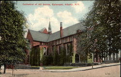 Cathedral of all Saints, Episcopal Albany, NY Postcard Postcard