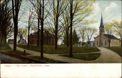 "The Green" Bristol, CT Postcard Postcard