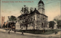 Rockingham County Court House Harrisonburg, VA Postcard Postcard