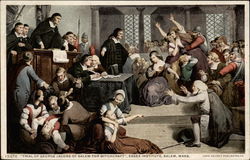 Trial of George Jacobs of Salem for Witchcraft Postcard