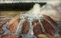 8525 The Sponge, Upper Geyser Basin Postcard