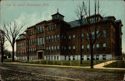 Vine St. School Kalamazoo, MI Postcard Postcard
