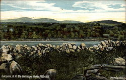 The Belknaps from Mile Hill Laconia, NH Postcard Postcard