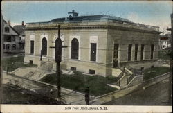 New Post Office Dover, NH Postcard Postcard