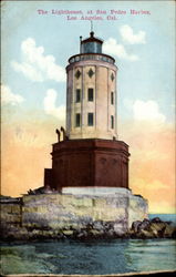The Lighthouse, at San Pedro Harbor Postcard