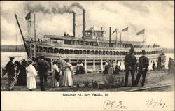 Steamer "J.S." Postcard