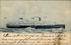 Steamer Western States Postcard