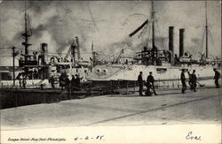 League Island Navy Yard Postcard